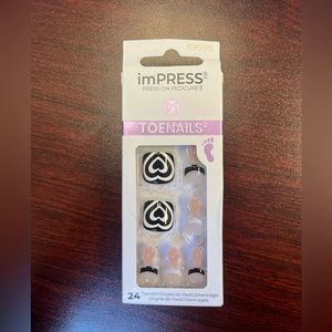 imPRESS Press-on Pedicure Toe Nails